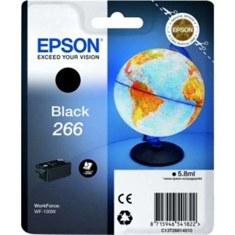 Epson Ink Cartridges Black 5.8ml Singlepack WF-100 250 pages
