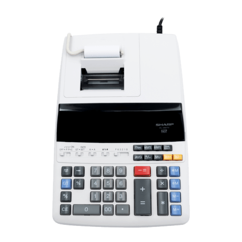 Sharp EL-2607V Premium Fast Printer Calculator AC Powered