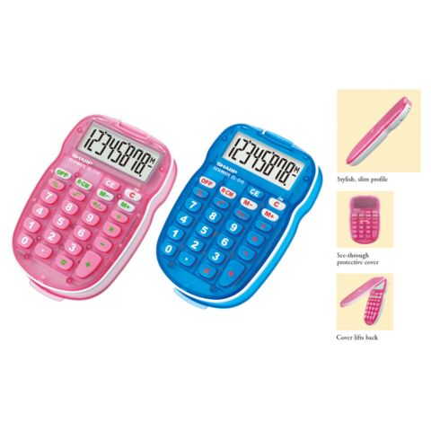 Sharp S10 - Colour Kids Calculator - Pink