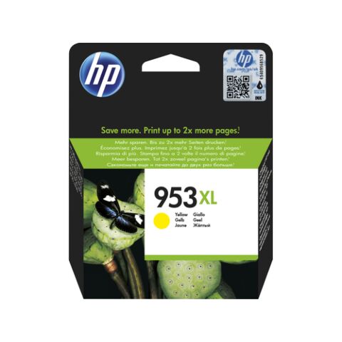 HP 953XL High Yield Yellow Original Ink Cartridge - HP Officejet Pro 8710/8720/8725/8730/8740