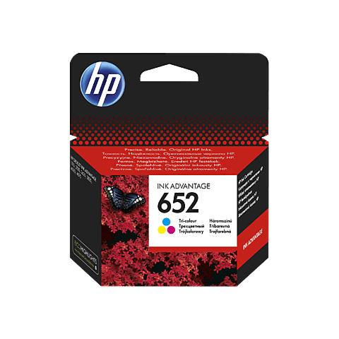 HP 652 Tri-color Ink Cartridge