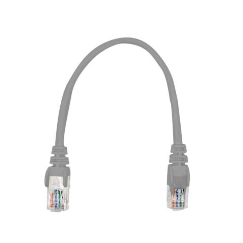 Linkbasic 22cm UTP Cat5e Flylead Grey