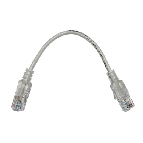 Linkbasic 22cm UTP Cat6 Nano Thin Patch Cable Grey