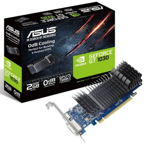 Asus Geforce GT 1030 silent 2GB GDDR5 64bit PCI-e 3.0 x16 64bit Graphics card