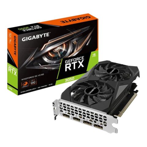 Gigabyte GeForce RTX 3050 Windforce OC V2 6G 6GB GDDR6 Graphics Card