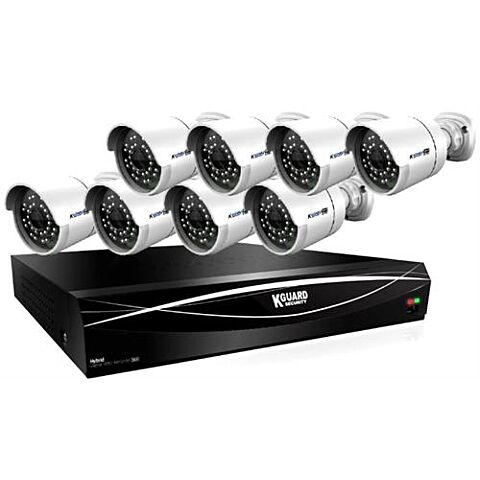KGuard 16 Channel HD Series + 8 Cameras Combo Kit