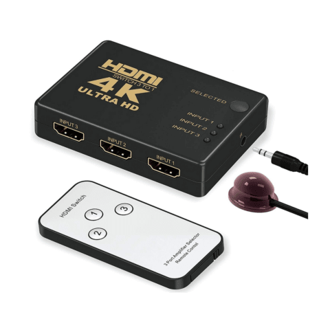 3 Port HDMI Switch with IR