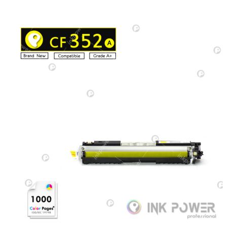Inkpower Generic for HP 130A for use with HP Color LaserJet Pro MFP M177fw/MFP M176n Yellow Toner Cartridge