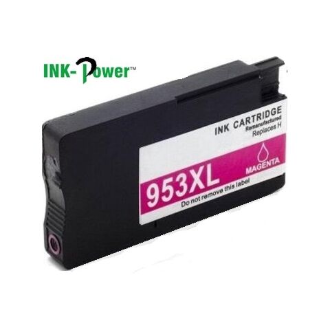 Inkpower Generic Replacement Cartridge F6U17AE for HP Officejet Ink Cartridge 953XL Magenta