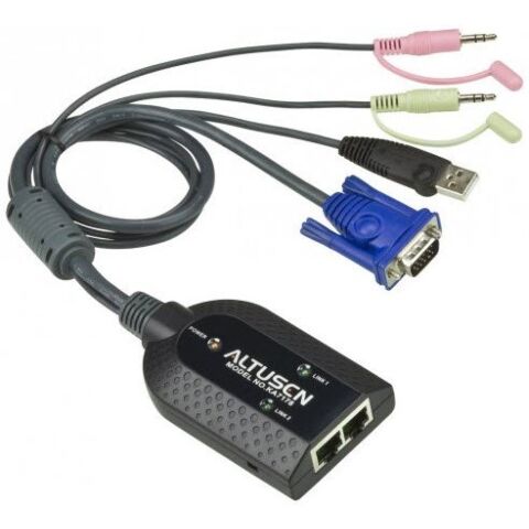 Aten KA7178 USB VGA/Audio Virtual Media KVM Adapter with Dual Output