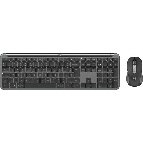 Logitech 920-012490 Signature Slim MK950 Graphite Wireless Keyboard and Mouse Combo