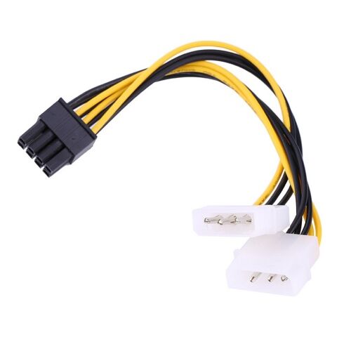 2 X Molex(4P) to 8Pin GFX