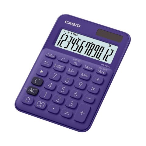 Casio MS-20UC-PL-S-EC Desktop Calculator Purple