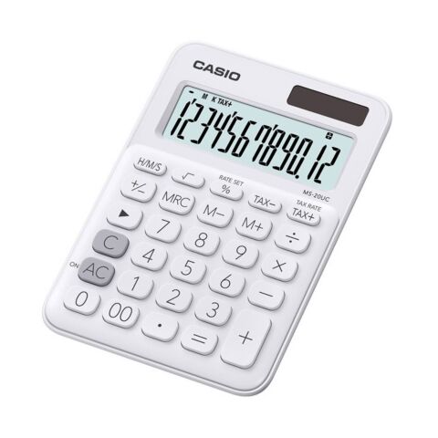 Casio MS-20UC-WE-S-EC Desktop Calculator White