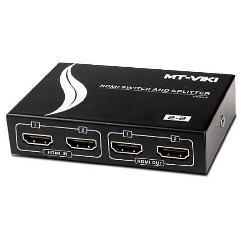 2 in 2 Out HDMI Switch and Splitter