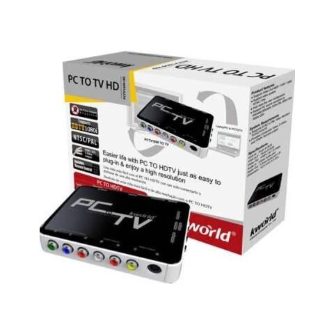 Kworld PC to TV Converter Support video system NTSC / PAL Support Video Out 480P / 720P / 1080i