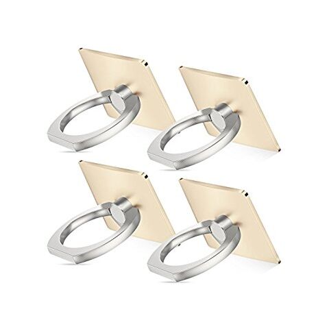 Geeko Universal Ring Smartphone Grip - Versatile swivel grip Gold