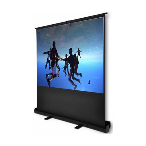 Scena Pull Up Projector Screen 54 inches - 1.2m X .0.68m Wide Screen 16:9 format Matte White Screen Surface
