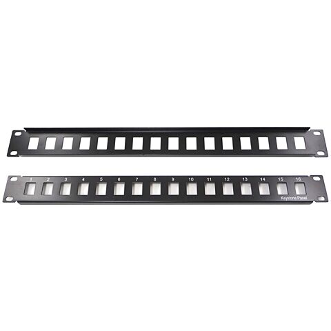 NetiX 16 Port Blank Patch Panel-CAT5E