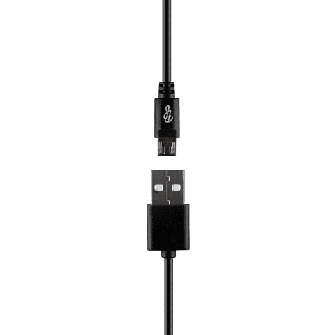 Pro Bass Power Series Boxed Round Micro USB Cable Black