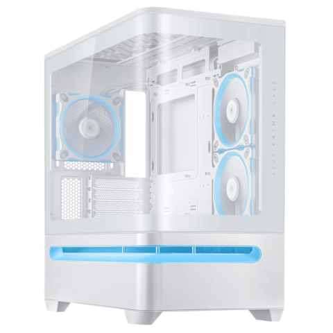 ASUS Prime AP202 ARGB mATX White Chassis