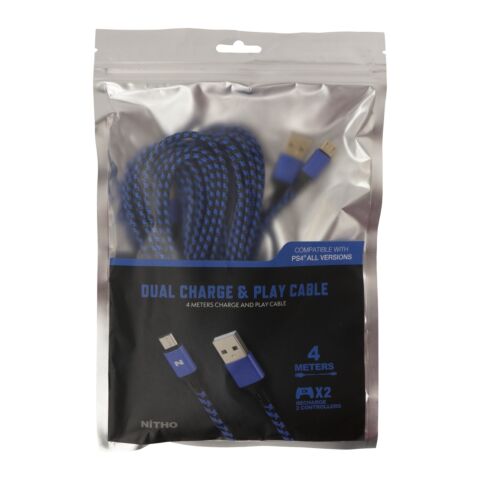 Nitho PS4 DUAL CHARGE & PLAY CABLE 2xPS4 charge and play single cable
