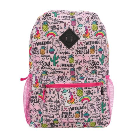 Quest Unicorn Weekend 4 Piece BTS Backpack Combo Pink