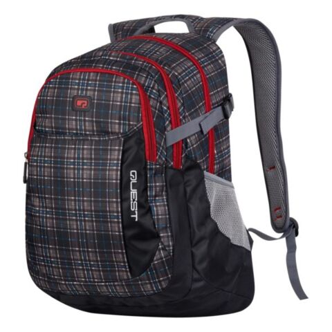 Quest Metro Backpack Grey and Red