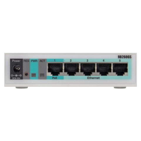MikroTik SwOS Smart Switch 5 Port Gigabit 1SFP