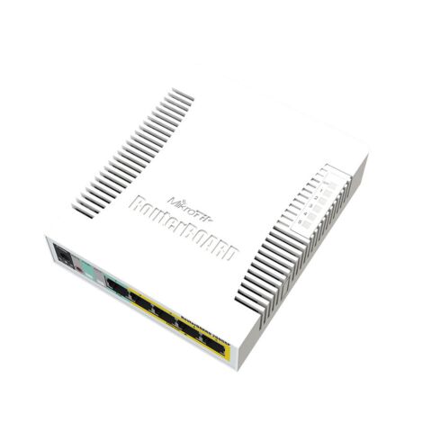 MikroTik SwOS Switch 5 Port Gigabit PoE 1SFP | RB260GSP