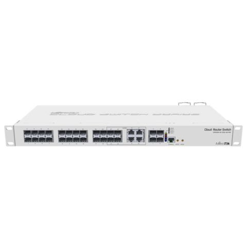 MikroTik Cloud Router Switch 24SFP 4Gigabit Combo Ports 4SFP+ | CRS328-4C-20S-4S+RM
