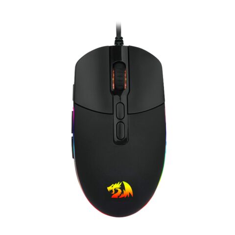 Redragon INVADER 10000PI 8 Button|180cm Cable|Ambi-Design|RGB Backlit Gaming Mouse - Black