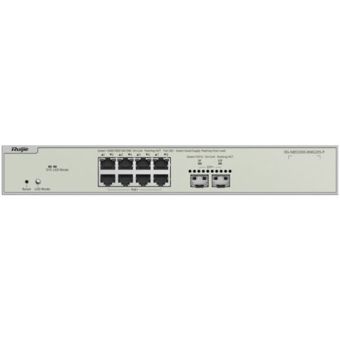 Reyee 8 Port 2.5Gbps PoE 240W 2SFP+ Layer 2+ Smart Managed Switch