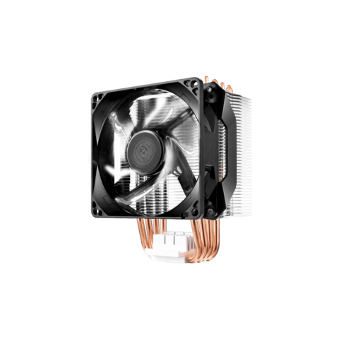 Cooler Master H411 Compact Air Tower 92mm White LED Fan 4 Heat Pipes