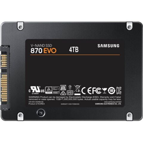 Samsung 870 EVO 4TB 2.5 inch Solid State Drive