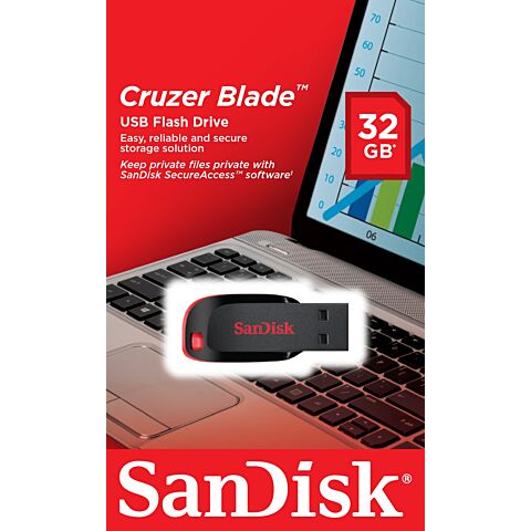 Cruzer Blade USB flash drive 32GB USB 2.0