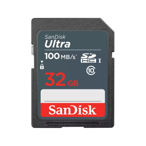 SanDisk Ultra 32GB SDHC 100MB/s UHS-I Class 10 Memory Card SDSDUNR-032G-GN3IN