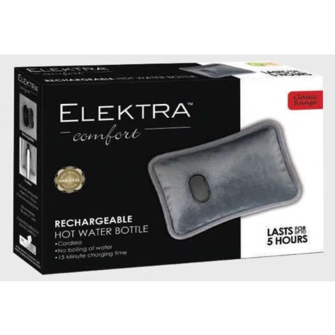 Elektra Grey Hot Water Bottle