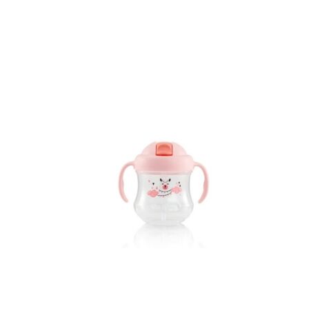 Pigeon Mag Mag Straw Cup - Matte Pink