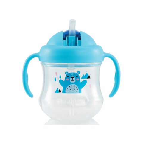 Pigeon Mag Straw Cup Matte Blue