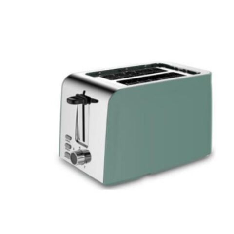 Elektra 850W 2 Slice Plastic Green Toaster
