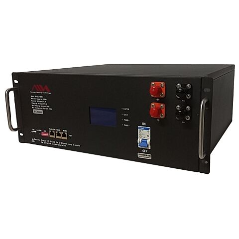 Sunnew 5.12kWh LiFePO 51.2V DC Rack Mount Inverter Battery