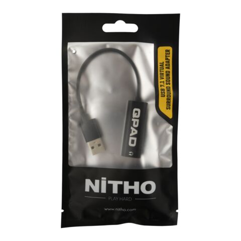Nitho SOUND ADAPTER 7.1 SURROUND USB to AUX socket for Stereo sound and microphone chat