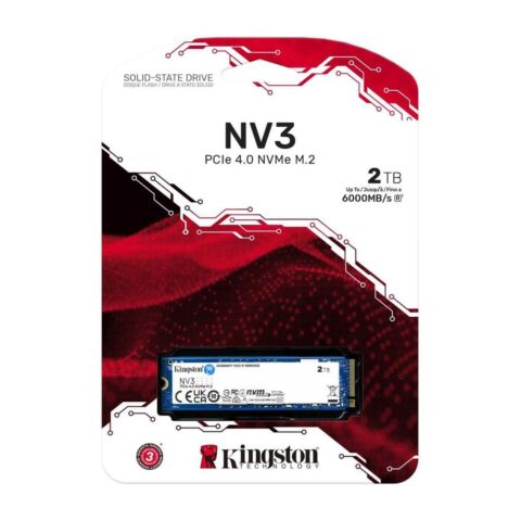 Kingston NV3 M.2 2TB PCIe 4.0 NVMe Internal SSD