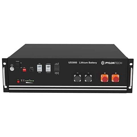 PylonTech US3000C 3.5kWh LFP (Lithium iron phosphate) battery 48V