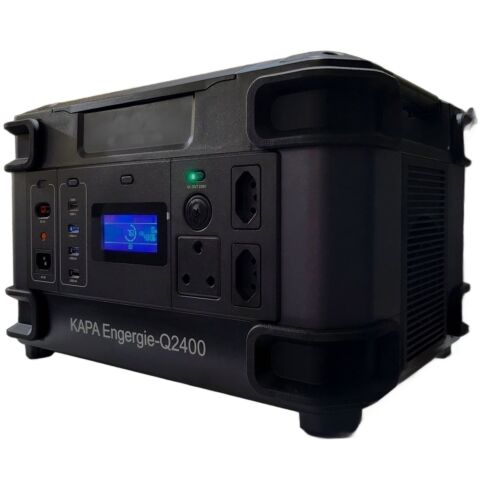 Mecer Kapa Energy Q2400 Portable Power Station Pure Sine wave - 2400W with 1700wh