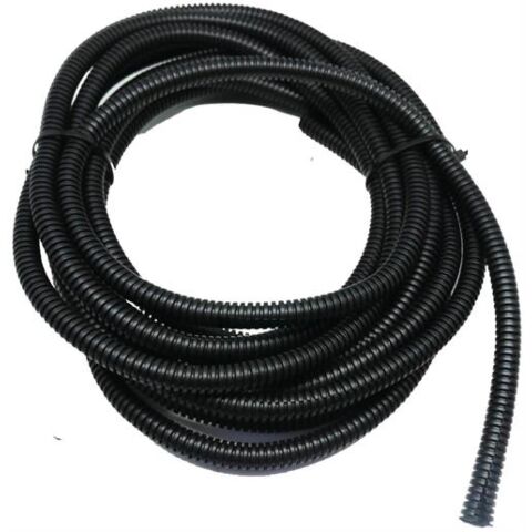 Solarix Flexible Conduit 10mm Diameter PVC Black