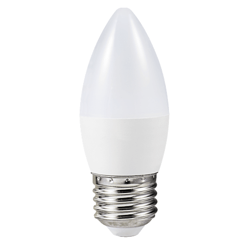 SWITCHED 5W Candle LED Light Bulb E27 - Cool White
