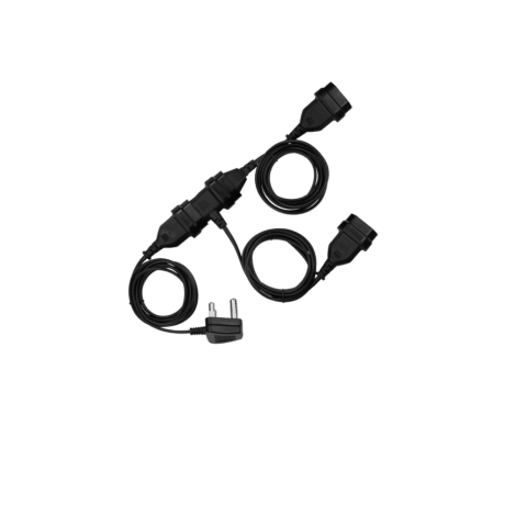 SWITCHED Easy Cable Extender Daisy Chain Kit 2M - Black