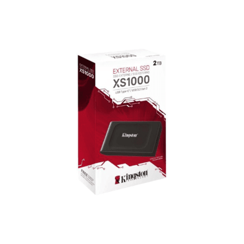 Kingston XS1000 2TB Portable External SSD Black